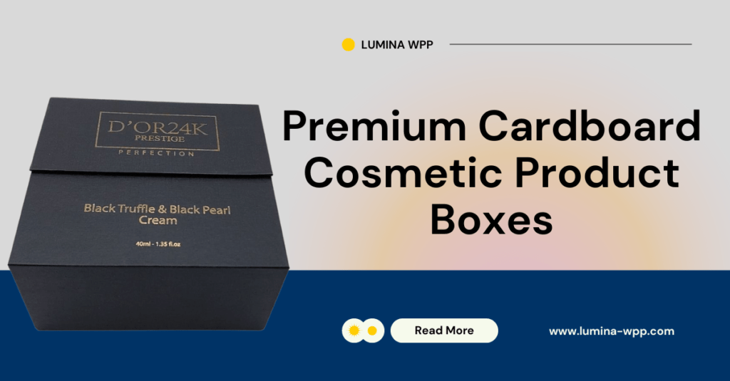 Cardboard Cosmetic Product Boxes