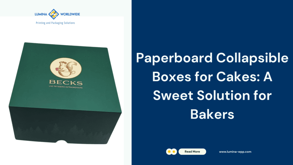 paperboard cardboard boxes for bakers